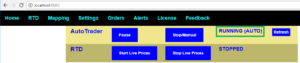 AutoTrader Running State