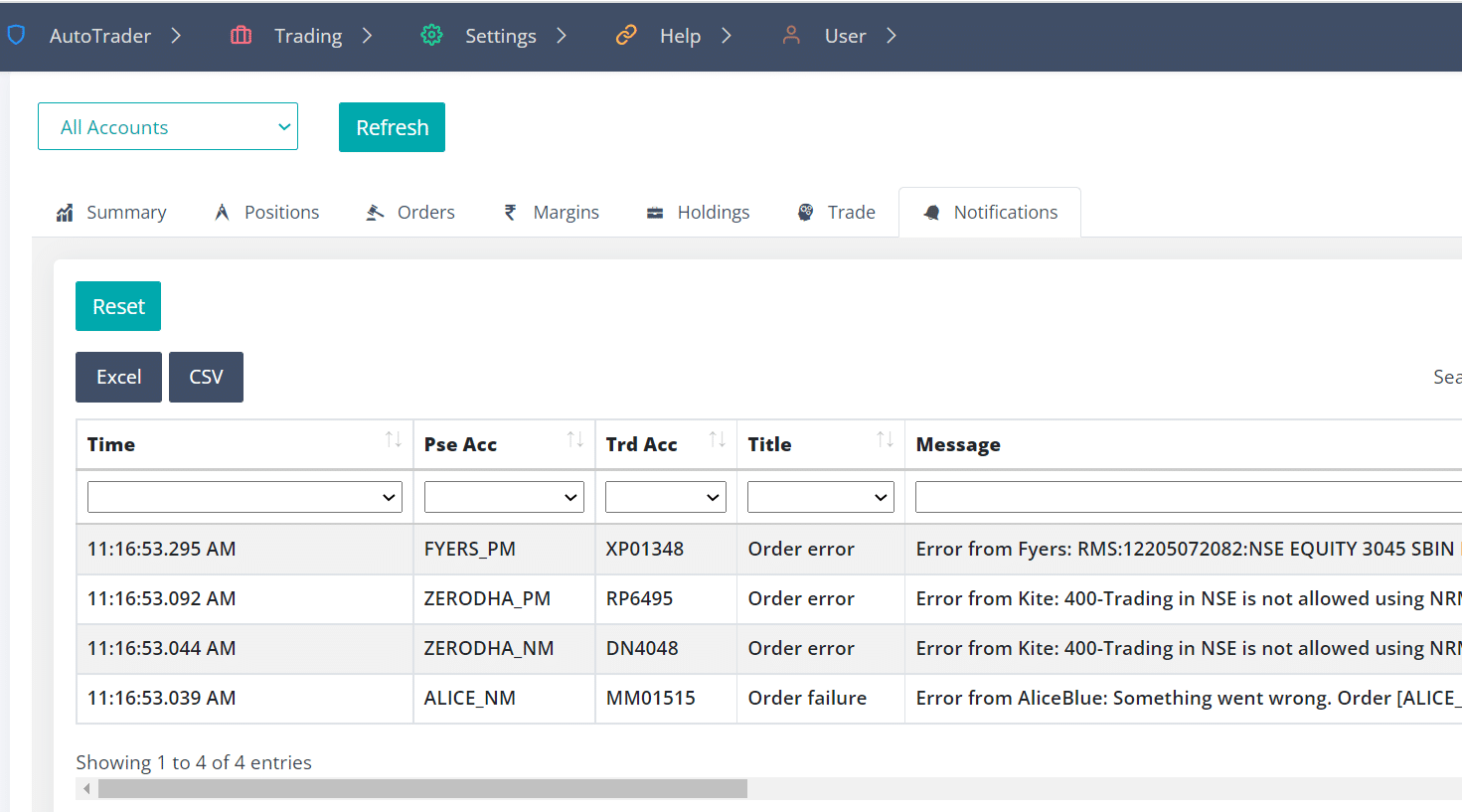 Portfolio Management System (PMS) - AutoTrader Web