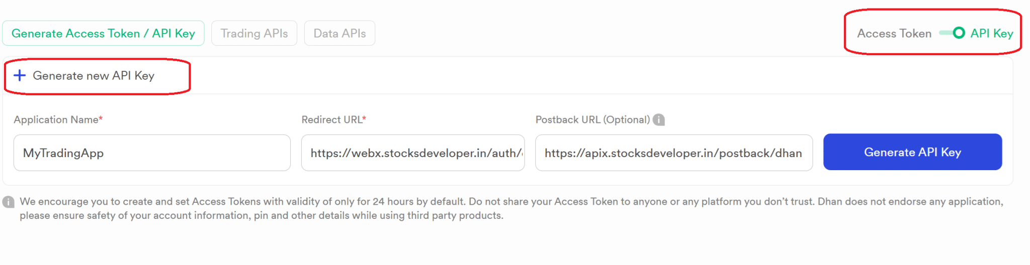 Dhan - Stocks Developer